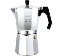 Cecotec Cafetera Italiana Mokclassic 1200 Shiny. Cafetera de Aluminio, Para toda cocina, 12 Tazas de café, Junta de silicona, Mango Ergonómico y Termorresistente, Filtro y Válcula de acero inoxidable