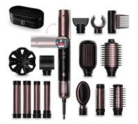 Moldeador Cecotec AirGlam 14in1 Flex Black 1400W 14 Cabezales Pantalla TFT