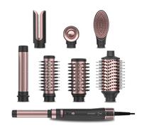 Cecotec Moldeador de Pelo Multifunción con 8 Cabezales AirGlisse 8in1 Gyro. 1500W, 110000RPM, Alisa, Moldea y Riza tu Cabello, Motor Brushless, Función Rotativa y Revestimiento Cerámica y Queratina