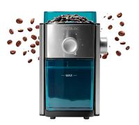 Cecotec Molinillo de Café Eléctrico SteelMill 2000 Adjust Max. 150W, Muelas Planas, 17 Niveles, 250g, Tapa Hermética, Depósito Extraíble, Acero Inoxidable, Cepillo Limpieza