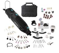 Cecotec Multiherramienta Rotativa con Cable Multihand 200 Power, Potencia 200W, Pantalla Integrada para Control y Ajuste de Velocidad, Incluye Maletín y 256 Accesorios de Corte, Lijado, Pulido y Más