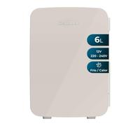 Cecotec nevera pequeña bolero minicooling 6l bahamas beige. capacidad