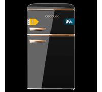 Cecotec Nevera Pequeña Frigorífico 2 Puertas Retro 86L Bolero CoolMarket 2D Origin 86 Black E. 89,3cm de Alto y 48,7cm de Ancho