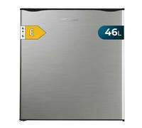 Cecotec Nevera Pequeña Frigorífico Mini Minibar 46L GrandCooler 20000 SilentCompress Inox E. Altura 48,7cm, 48 cm de Ancho