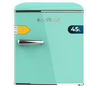 Mini Frigorífico Retro Verde 45L con Icebox y Clase Energética E de Cecotec