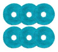 Cecotec Pack de 6 Mopas para Robot Aspirador Conga X100. Recambios Originales de Alta Absorción y Resistencia, Fácil Sustitución para Garantizar la Máxima Calidad y el Mejor Rendimiento