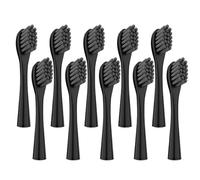 Cecotec Pack de Recambios 10 Cabezales Hard para Cepillo ToothCare UltraSonic PlatiniumSwin. Limpieza Dental Profunda, Dureza Alta, Compatibilidad Garantizada para Cuidar tu Salud Bucodental