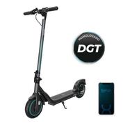 Cecotec Patinete Eléctrico Adultros Homologado DGT Bongo D20E Connected, Potencia MAX 500 W, hasta 20km Autonomía, Disco Freno Trasero y E-ABS, Conectividad App, Ligero 12,2Kg, Batería 5200mAh, 36V