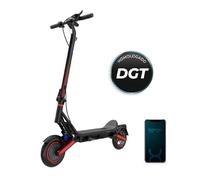 Cecotec Patinete Eléctrico Homologado con Doble Suspensión Bongo D40 XL Suspension Connected. Potencia Máxima 800W, Neumáticos de 10", Autonomía de hasta 40 km, Connexión con App Móvil