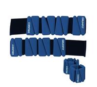 Cecotec Pesas para Tobillo y Muñecas Ajustables Drumfit AnkleBell 1000 Neo, Set de 2 Tobilleras Ajustables con Velcro, Peso de 1Kg / 2Kg / 2,5Kg, Rellenas de Arena, Dimensiones 28x10x3.5cm