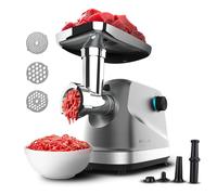 Cecotec picadora eléctrica de carne crusher 1400 steel, 1360 w, Ópti