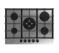 Cecotec Placa de gas Bolero Squad G 5400F 5 fuegos 10400W acero inox hierro fundido