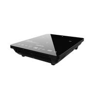 Cecotec Placa de Inducción Portátil Full Crystal Onyx. 2000W, 9 Niveles Potencia, Cristal Esmaltado, Temp 60-240ºC, 6 Programas, Detección Automática, Temporizador 180m, Protección Sobrecalentamiento