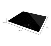 Cecotec Bolero Squad V 3001 Placa vitrocerámica 3 Zonas