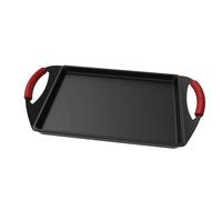 Cecotec Plancha de Asar Grill 40x23cm Antiadherente, Colección Gourmet+ | Base 5,5 mm Tres Capas Antiadherente ILAG Ultimate Protect Pro, Distribución Uniforme de Calor, Compatible Todas Cocinas