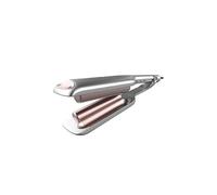Cecotec Plancha de Ondas de Cerámica RitualCare 2000 Summer Waves. Revestimiento Turmalina, Temperatura regulable, LCD