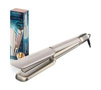 Cecotec plancha de pelo con aire air lisse champagne. 600w, protege el