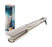 Cecotec Plancha de Pelo con Aire Air Lisse Champagne. 600W, Protege el Cabello, Tecnología Iónica, Keratina y Aceite de Argán, 3 Modos y Motor BLDC, Todo Tipo Cabellos, 3 Temperaturas y 3 Velocidades