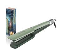 Cecotec plancha de pelo con aire air lisse olive. 600w, protege el cab