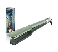 Cecotec Plancha de Pelo con Aire Air Lisse Olive. 600W, Protege el Cabello, Tecnología Iónica, Keratina y Aceite de Argán, 3 Modos y Motor BLDC, Todo Tipo de Cabellos, 3 Temperaturas y 3 Velocidades