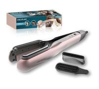 Cecotec Plancha de Pelo con Aire AirLisse 2in1 ForceDry Black. 1000W, Flujo de Aire 19,7m/s, 2 Cabezales Imantados, Sin Frizz, Función Plasma, Motor Brushless, 4 Temperaturas y 2 Velocidades