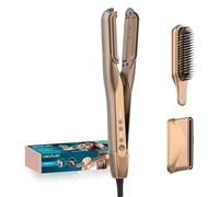 Cecotec Plancha de Pelo con Aire AirLisse 2in1 ForceDry Duo, 1000W | 112000rpm, 3 Modos, Flujo de Aire 13 m/s, Motor Brushless, Función Plasma, Doble Placa Calefactora
