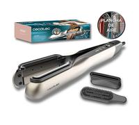 Cecotec Plancha de Pelo con Aire RitualCare Air Lisse 2in1 Aluminium. 1000W, Seca y Alisa, Reduce el Daño por Altas Temperaturas, Motor Digital, 106000RPM, Plasma, Cerámica y Queratina