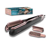 Cecotec Plancha de Pelo con Aire RitualCare Air Lisse 2in1 Black Essential. 1000W, 106000RPM, Función Plasma, Seca y Alisa en 1 paso, Temperatura max 150ºC, Botón Aire Frío, Accesorios Imantados