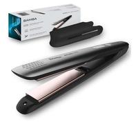 Cecotec Plancha de Pelo con Revestimiento de Titanio RitualCare 890 Titanium. Ajuste de Temperatura 140-200 ºC, Apagado automático, Cable de 3m, Protector de Placas de Silicona