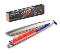 Cecotec Plancha de Pelo - Infrarrojos - Lisse i-Sphere. Revestimiento de Cerámica, Tecnología Iónica, Diseño Redondeado con Pantalla Integrada, Temperatura 100º-230ºC, Autoapagado y Cable Giratorio
