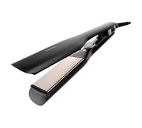 Cecotec Plancha de Pelo Bamba RitualCare Sphere Max, Revestimiento de cerámica, 45 mm de ancho, Pantalla LED, MultiStyle, Placas flotantes 3D, Cable giratorio de 1,8 m, 140-220ºC, Bloqueo de placas