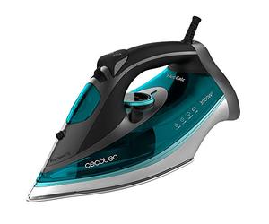 Cecotec Plancha Ropa Vapor Fast&Furious 5040 Absolute. 3000 W, Vapor 65 g/min, Golpe de vapor 230 g/min, Suela Turbo Slide, Modo ECO, Sistema de seguridad autoapagado, Antigoteo