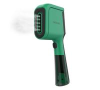 Cecotec Plancha Vertical 1500W Lista en 30s IronHero V-1500 DualBrush Mint | Vapor Continuo 25 g/min, Cabezal con Doble funcion: elimina arrugas y quita pelusas, Suela de Acero Inoxidable, Uso sin Tabla