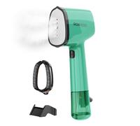 Cecotec Plancha Vertical Suela Cerámica IronHero V-1500 Essential Green, Potencia 1500 W, Vapor continuo 25g/min, Calentamiento rápido, Desinfecta, limpia y cuida tus prendas, Suela revestida cerámica