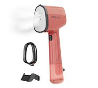 Cecotec Plancha Vertical Vapor IronHero V-1500 Essential Berry. 1500W, Suela Cerámica Ultradeslizante, Vapor Continuo 25g/min, 2 Modos, Calentamiento Rápido, Accesorio de Cepillo de Silicona