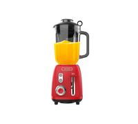 Cecotec Batidora de Vaso Retro Power Black Titanium RetroRed. 1200W Potencia Máxima, 2 Velocidades, Cuchilla de 4 Hojas con Recubrimiento de Titanio Negro y Jarra de 1,5L, Diseño Vintaje en Rojo