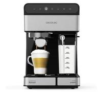 Cecotec Cafetera Semiautomatica Power Instant-ccino 20 Touch Serie Nera. 1350 W, 20 Bares de Presión, Tanque de Leche de 500ml, Control Táctil, Depósito de 1,4 Litros, Acabados Acero Inox