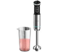 Cecotec Batidora de Mano Power Neutron 1100MAX. 1100W Potencia Máxima, 4 Cuchillas Recubrimiento de Titanio, Velocidad Ajustable, Función Turbo, Pie XL, Incluye Vaso 800ml
