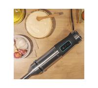 Cecotec Batidora de mano Power TitanBlack 1500 XL. Tecnología CrossBlades con cuchillas de 4 hojas, Pie XL, Antisalpicaduras, Selector de velocidad con función Turbo, Vaso de 800 ml con tapa