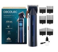 Cecotec Cortapelos con Motor Brushless Digital PrecisionCare Expert. 6700rpm, 2 Velocidades, 6 Peines Guía, Cuchillas de Acero Japonés, Cuerpo de Aluminio, Autonomía 2h, Ajuste de Longitud 0.8-2mm