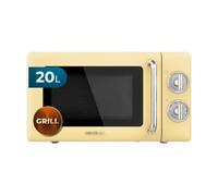 Cecotec ProClean 3110 Retro Amarillo 700W 20L - Microondas con grill