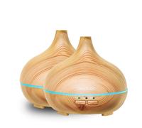 Cecotec Pure Aroma 150 Yang Humidificador Ultrasónico y Difusor de Aroma Pack 2 Unidades