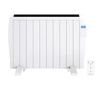 Cecotec Radiador Eléctrico Bajo Consumo Ready Warm 2000 Thermal. 10 Elementos, 1500W, De pared o pie, 3 Modos, Temporizador, Mando, Pantalla LED, Blanco