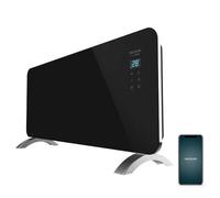 Cecotec Radiador Eléctrico Bajo Consumo Ready Warm 6770 Crystal Connection. Wifi, 2000 W, Termostato Regulable, Temporizador, Soporte de pie, Protección sobrecalentamiento, Negro