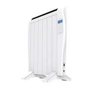 Cecotec Radiador Eléctrico Bajo Consumo ReadyWarm 1200 Thermal. 6 Elementos, 900 W, De pared o pie, 3 Modos, Temporizador, Mando a Distancia, Pantalla LED, Blanco