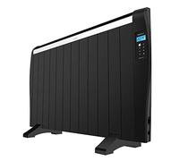 Cecotec Radiador Eléctrico Bajo Consumo ReadyWarm 2500 Thermal Black. 12 Elementos, 1800 W, De Pared o de Pie, Temporizador, Mando a Distancia, Pantalla LCD, 25 m2