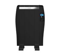 Cecotec Radiador Eléctrico Bajo Consumo ReadyWarm 800 Thermal Black. 4 Elementos, 600 W, De Pared o de Pie, Temporizador, Mando a Distancia, Pantalla LCD, 8 m2