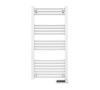Cecotec Radiador Toallero Eléctrico Bajo Consumo Ready Warm 9200 Smart Towel White. 750 W, Pantalla LED, Control táctil, Temporizador, 3 Modos, Sistemas de Seguridad