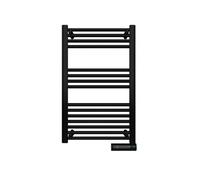 Cecotec Radiador Toallero Eléctrico Bajo Consumo ReadyWarm 9100 Smart Towel Black 500 W, Pantalla LED, Control táctil, Temporizador, 3 Modos de Funcionamiento, 2 Sistemas de Seguridad
