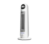 Cecotec Calefactor Baño Cerámico Ready Warm 10000 Top Ceramic. Vertical, 2200 W, Termostato Regulable, 3 Modos de Funcionamiento, Protección sobrecalentamiento y antivuelco, 22m2